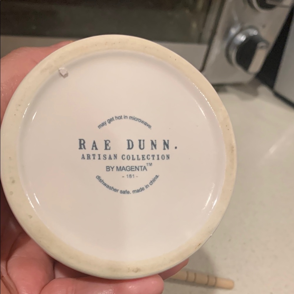 Rae Dunn White Honey Pot with Dipper - Picture 4 of 4